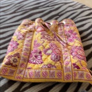 Vera Bradley backpack yellow and pink